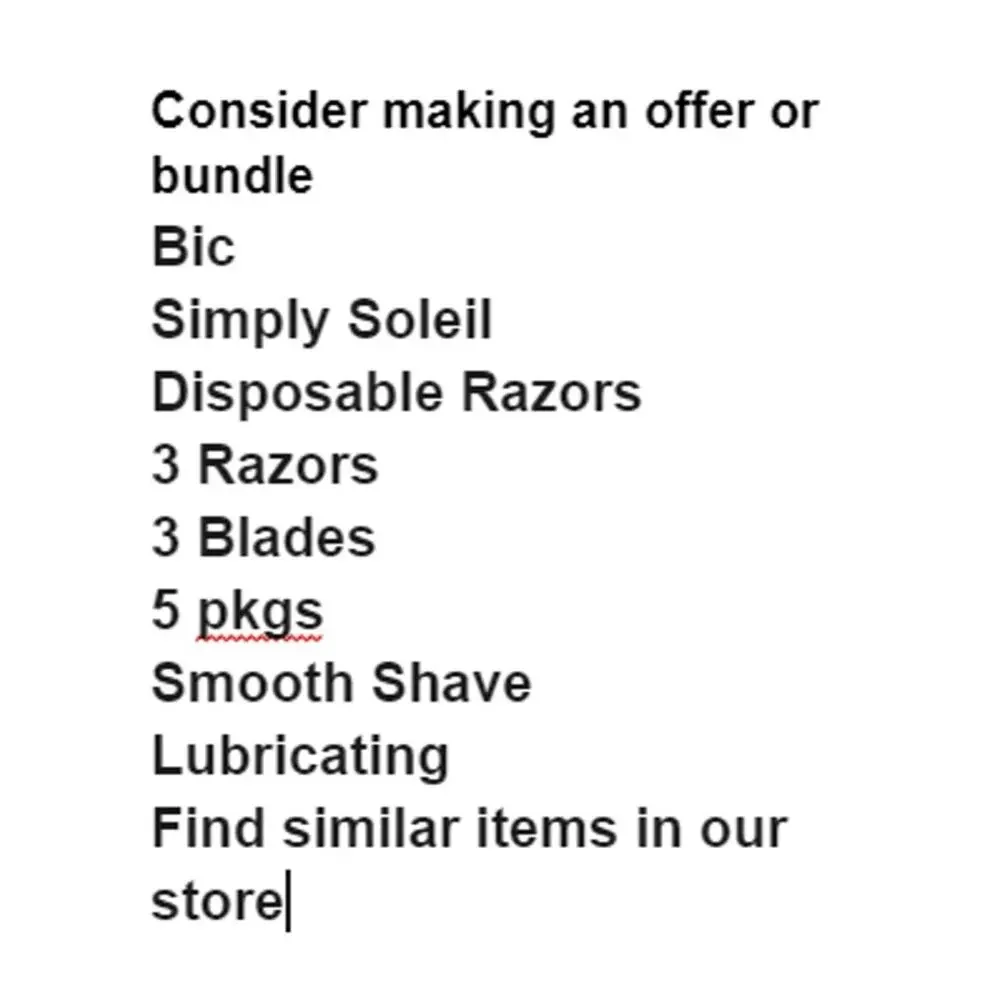Bic Simply Soleil Razors 5 pkgs Smooth Shave Lubricating 3 Blades 3 Razors